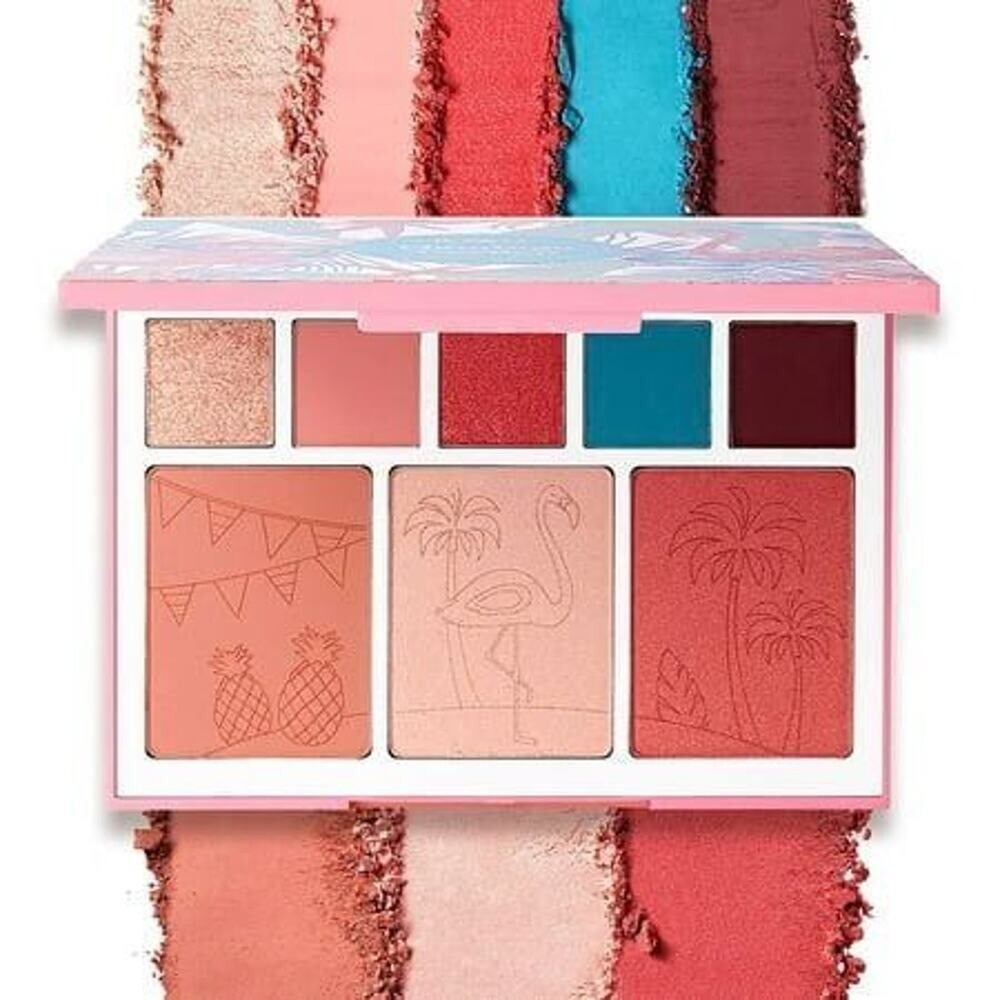 Joah Flamingo Garden Palette $38 Brights‎ Shimmer Eyeshadow Blush Highlighter